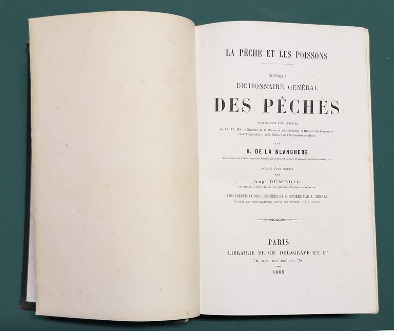 La p&amp;ecirc;che et les poissons. Nouveau Dictionnaire g&amp;eacute;n&amp;eacute;ral des p&amp;ecirc;ches.