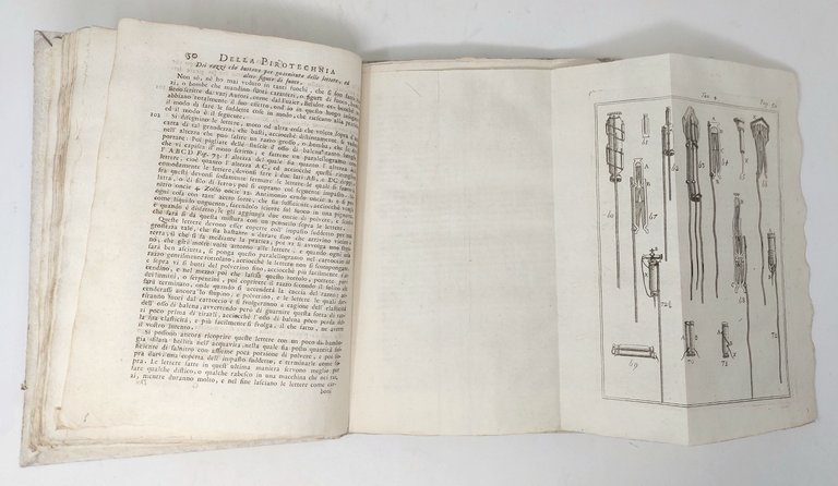 La Pirotechnia o sia trattato dei Fuochi d'Artificio.