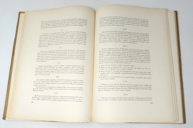 La Rilegatura piemontese nel '700. Note storiche.