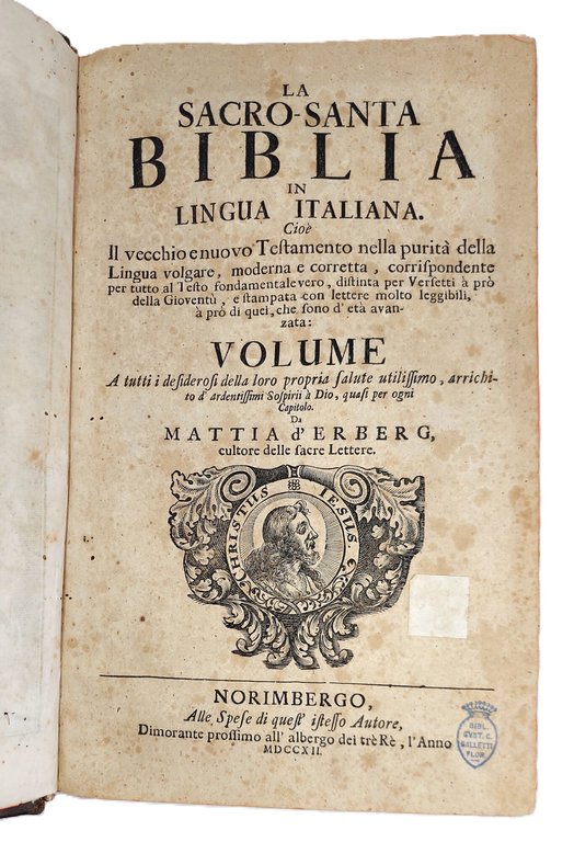 La Sacro-santa Biblia in lingua italiana.&amp;nbsp;Cio&amp;egrave; Il vecchio e nuovo … | Immagine Gallery 5
