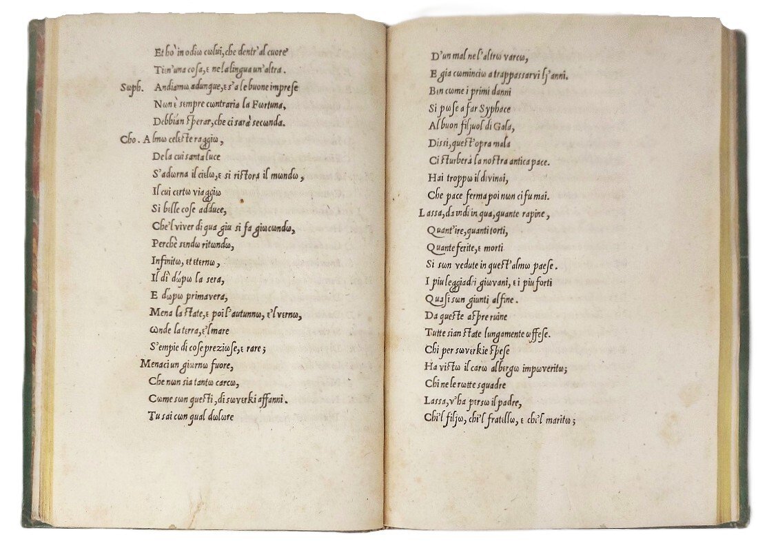 La Sofonisba del Trissino.