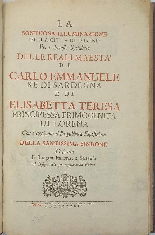La Sontuosa Illuminazione della citt&amp;aacute; di Torino&amp;nbsp;per l'Augusto Sposalizio delle …