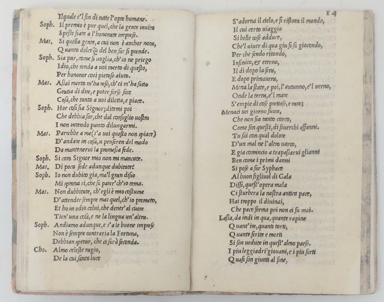 La Sophonisba. Li Retratti. Epistola. Oracion al Serenissimo Principe di …