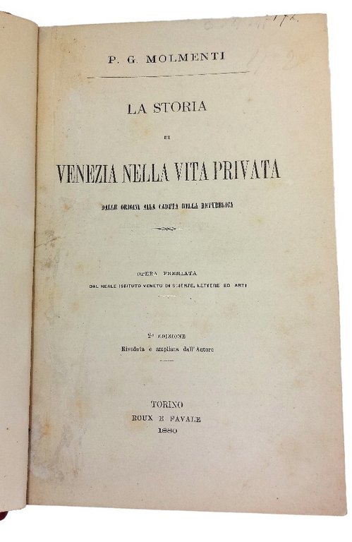 La Storia di Venezia nella Vita Privata dalle Origini alla … | Immagine Gallery 4