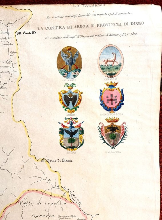 La Valsesia. Per cessione dell'Imp. Leopoldo con trattato 1703, 8 …