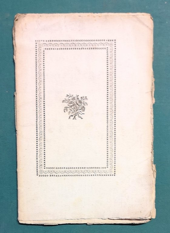 La Visione ossia Giunta al Naso. Sestine.