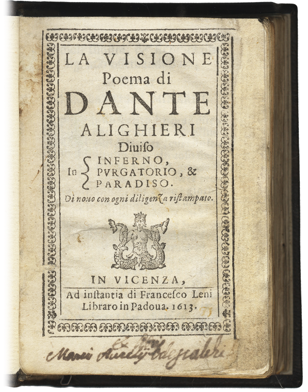 La Visione. Poema di Dante Alighieri diviso in Inferno, Purgatorio, …