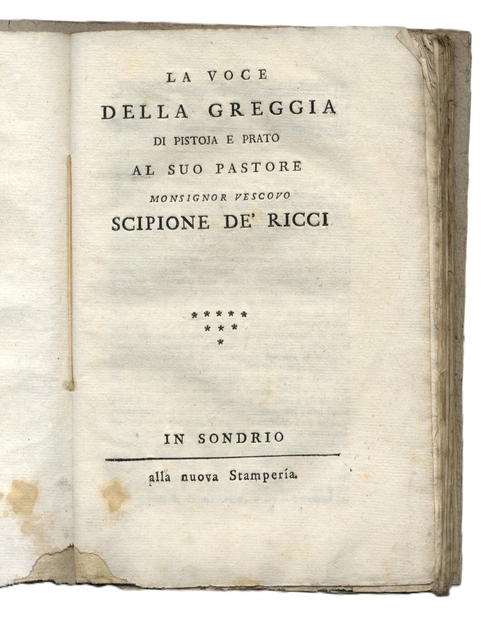 La voce della greggia di Pistoja e Prato al suo …