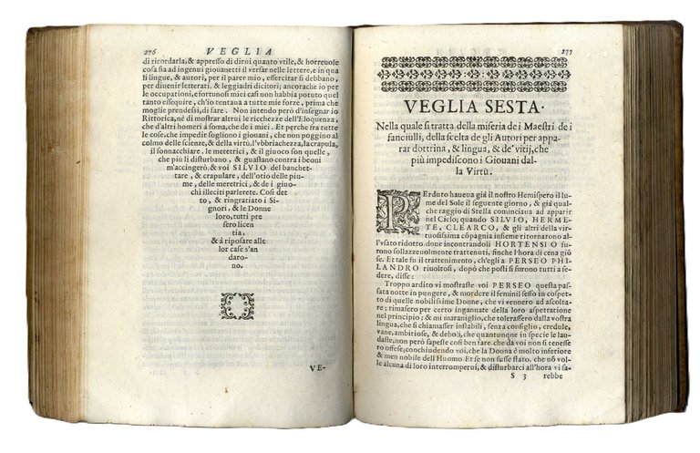 Le Diece Veglie de gli Ammendati Costumi dell'Humana Vita. Nelle …