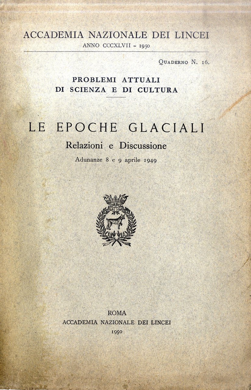 Le Epoche Glaciali