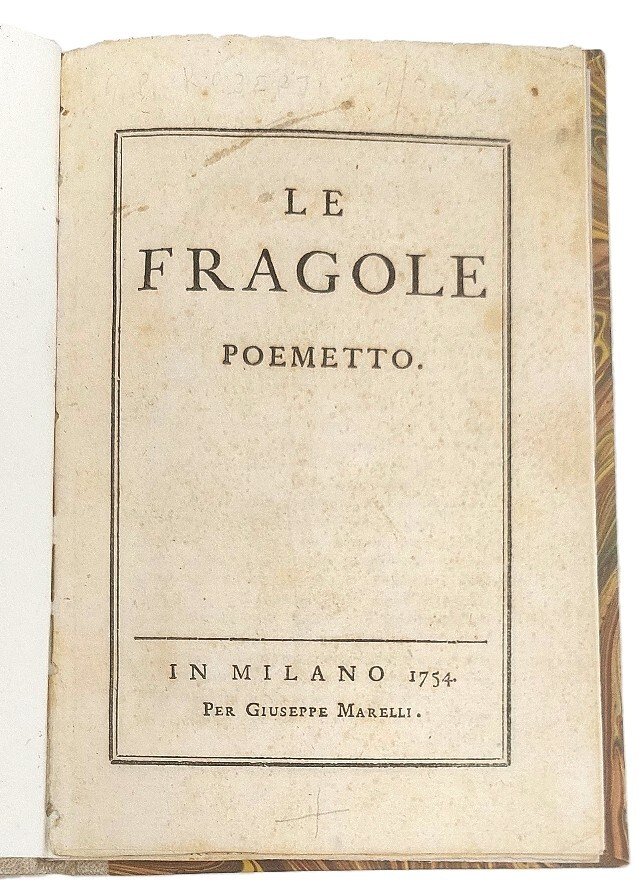 Le fragole poemetto.