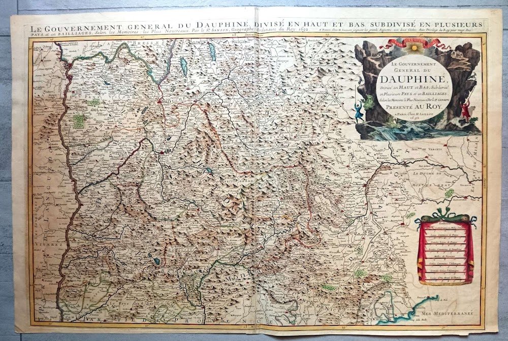 Le gouvernement general du Dauphin&amp;eacute;, divis&amp;eacute; en Haute et bas, …