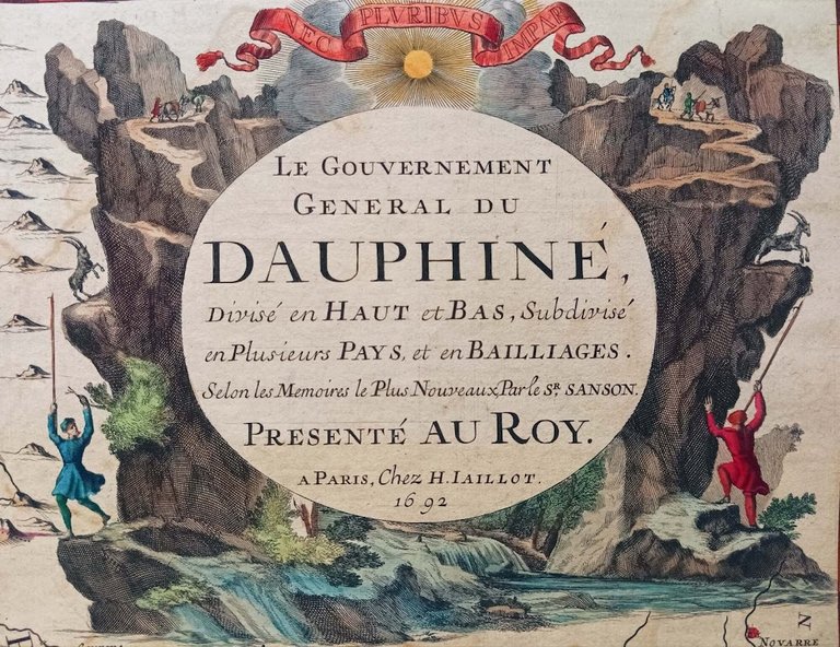 Le gouvernement general du Dauphin&amp;eacute;, divis&amp;eacute; en Haute et bas, …
