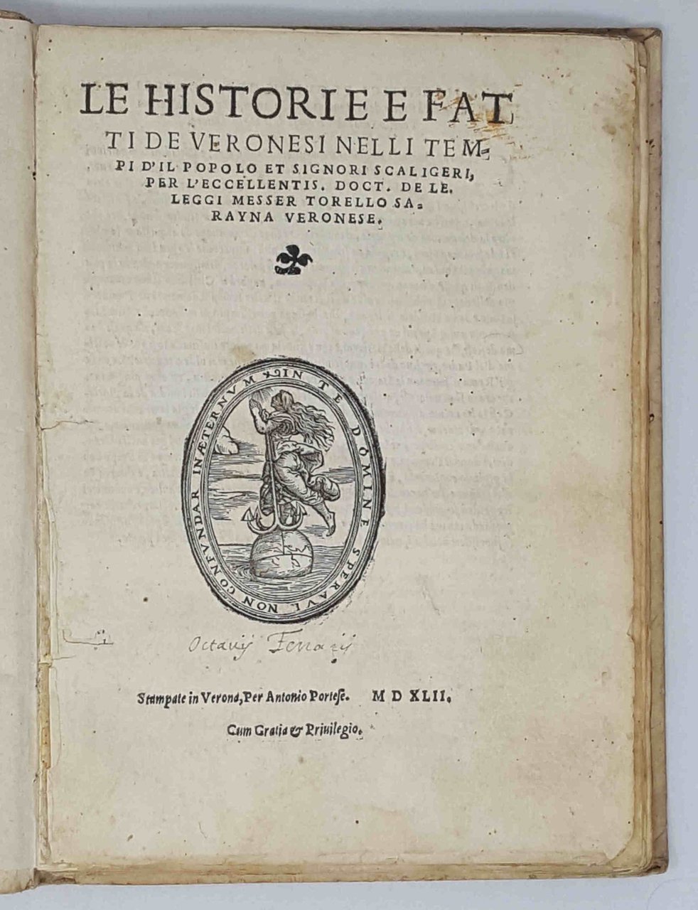 Le historie e fatti de Veronesi nelli tempi d'il popolo …