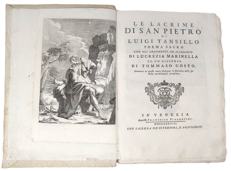 Le Lacrime di San Pietro. Poema sacro. Con gli Argomenti, ed …