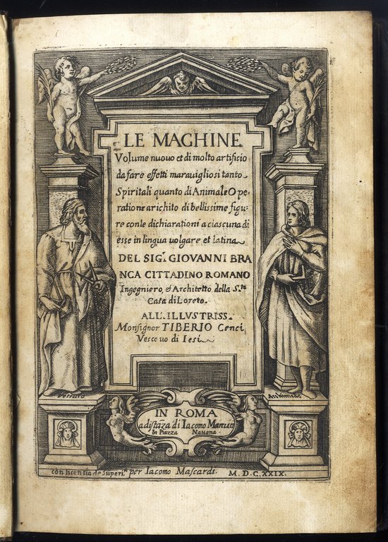 Le Machine. Volume nuovo et di molto artificio da fare …
