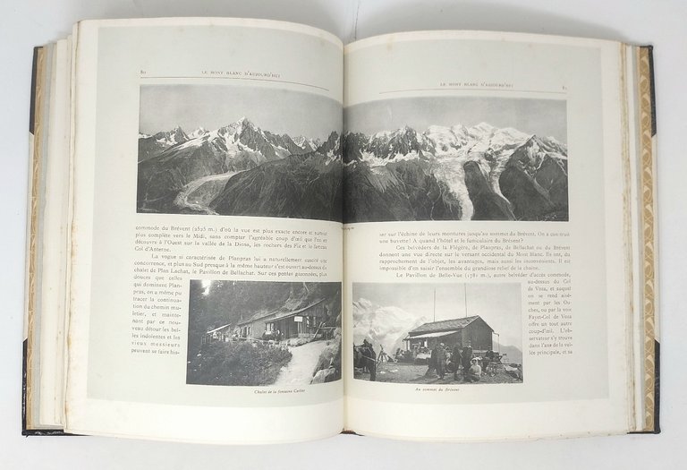 Le Mont Blanc d'aujourd'hui. Ouvrage illustré des gravures et panoramas en …