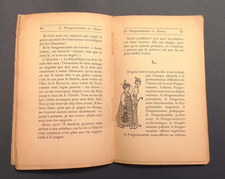 Le Pangermaniste en Alsace, avec 16 dessins par Hansi.