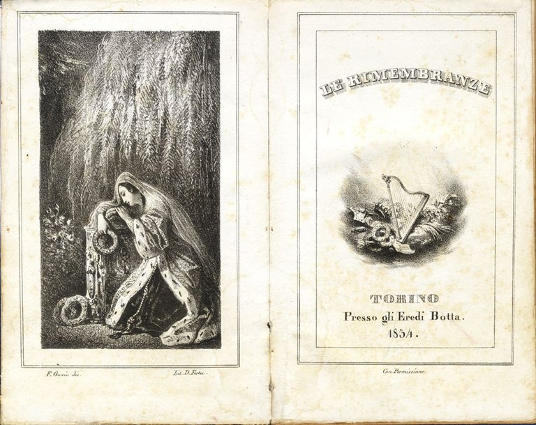 Le Ricordanze - ma qui erroneamente titolate ''Le Rimembranze'' - …