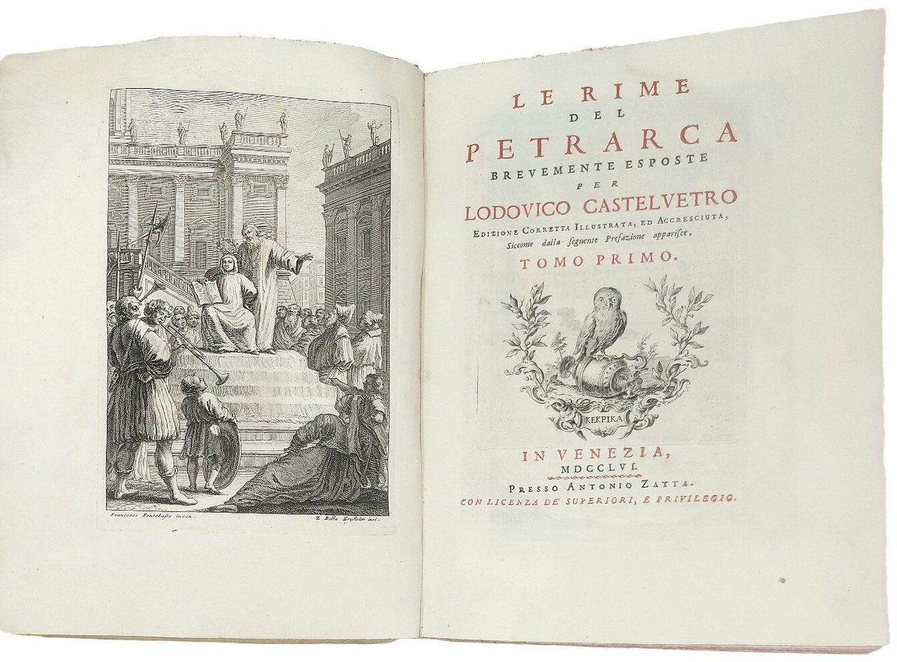 Le Rime del Petrarca, brevemente esposte per Lodovico Castelvetro.&amp;nbsp;Edizione corretta, …