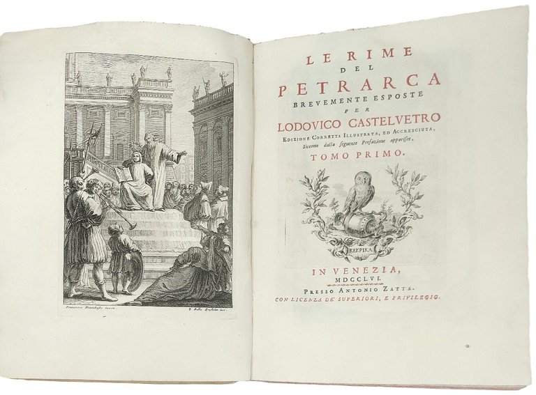 Le Rime del Petrarca, brevemente esposte per Lodovico Castelvetro. Edizione corretta, …
