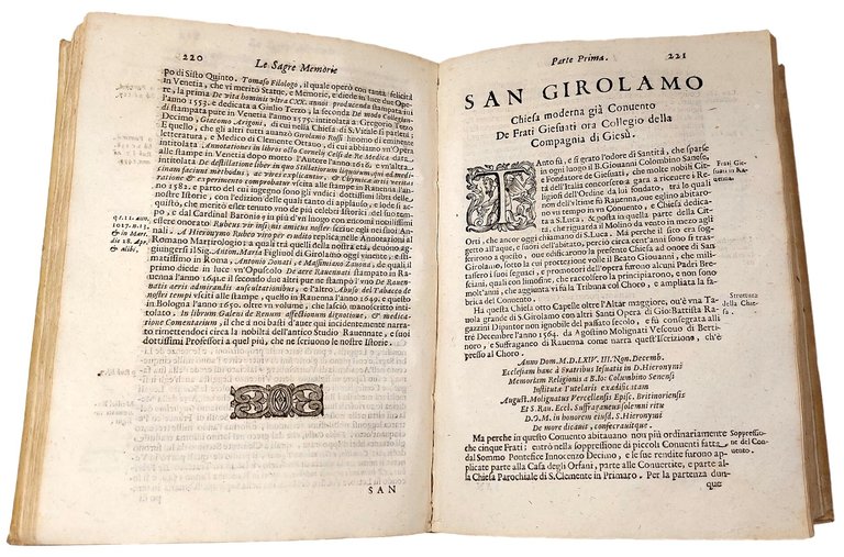 Le Sacre Memorie di Ravenna antica. Parte prima (e seconda).