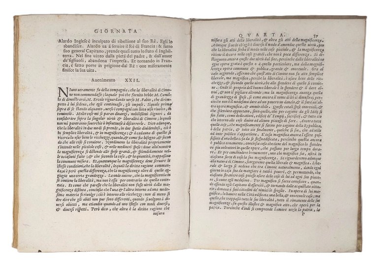 Le Sei Giornate. Mandate in luce da M. Lodovico Dolce, …