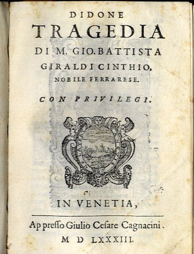 Le Tragedie... al serenissimo signor il Sig. D. Alfonso II …