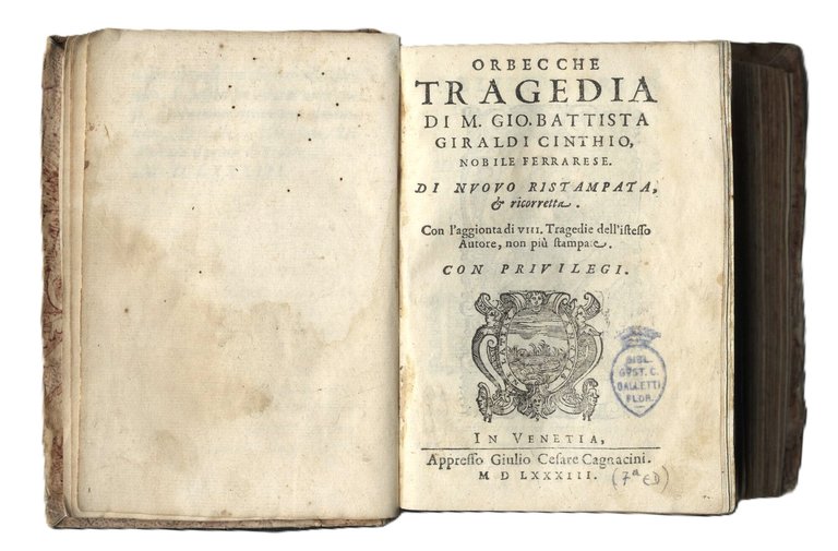Le Tragedie... al serenissimo signor il Sig. D. Alfonso II …