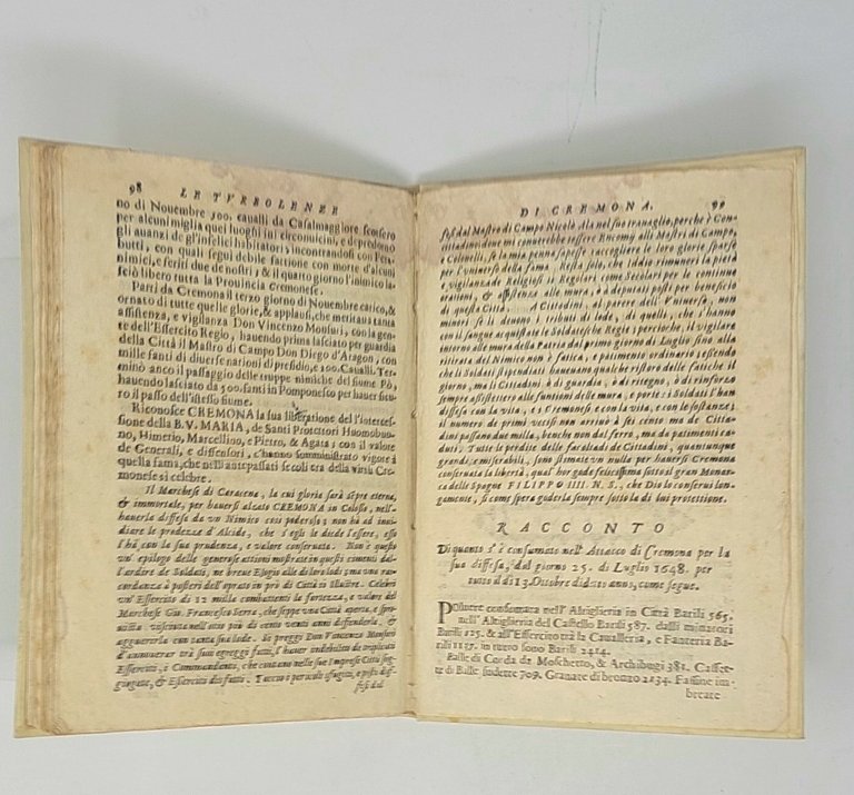 Le turbulenze di Cremona per l'armi della Francia, Savoia, e …