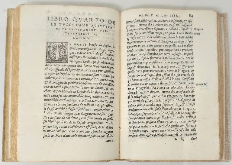 Le Tusculane di M.Tullio Cicerone recate in italiano. Con la …