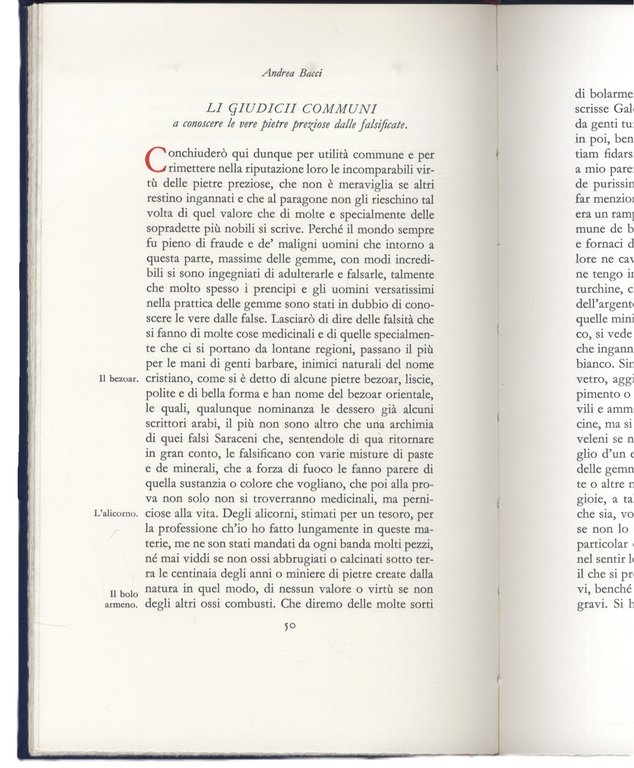 LE XII PIETRE PREZIOSE le quali per ordine di Dio …