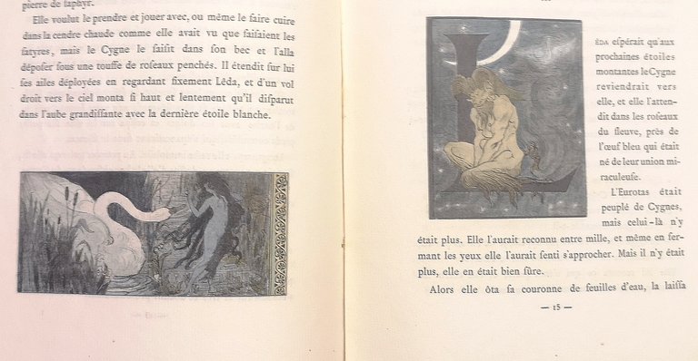 Leda ou La Louange des Bienheureuses Tenebres. Avex dix dessins …