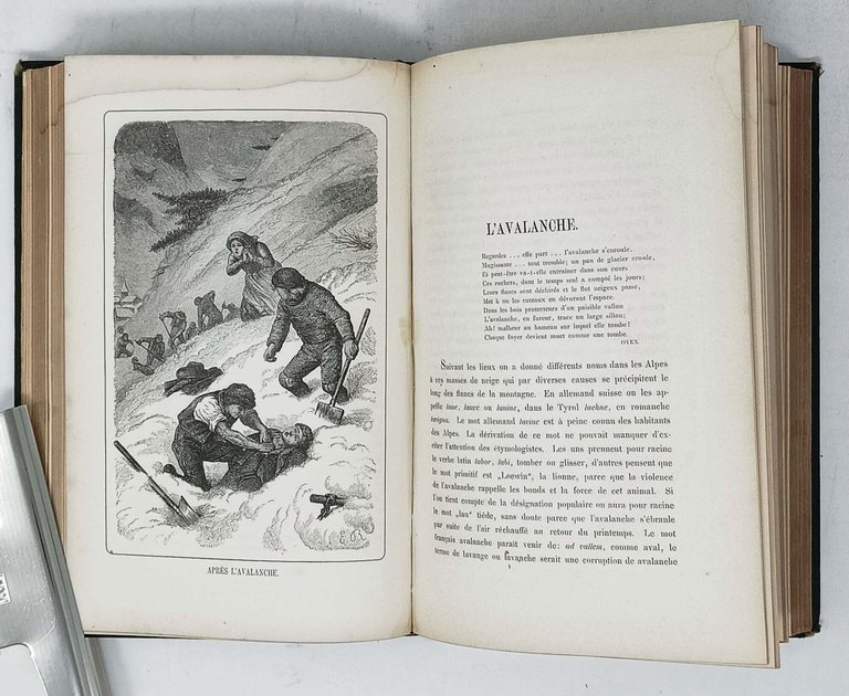 Les Alpes descriptions et récits avec seize illustrations