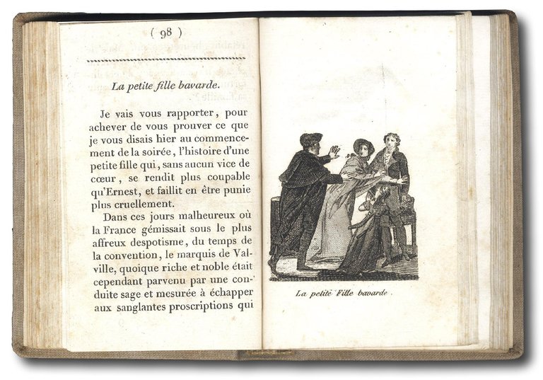 Les Caract&amp;egrave;res de l'enfance mis en action.