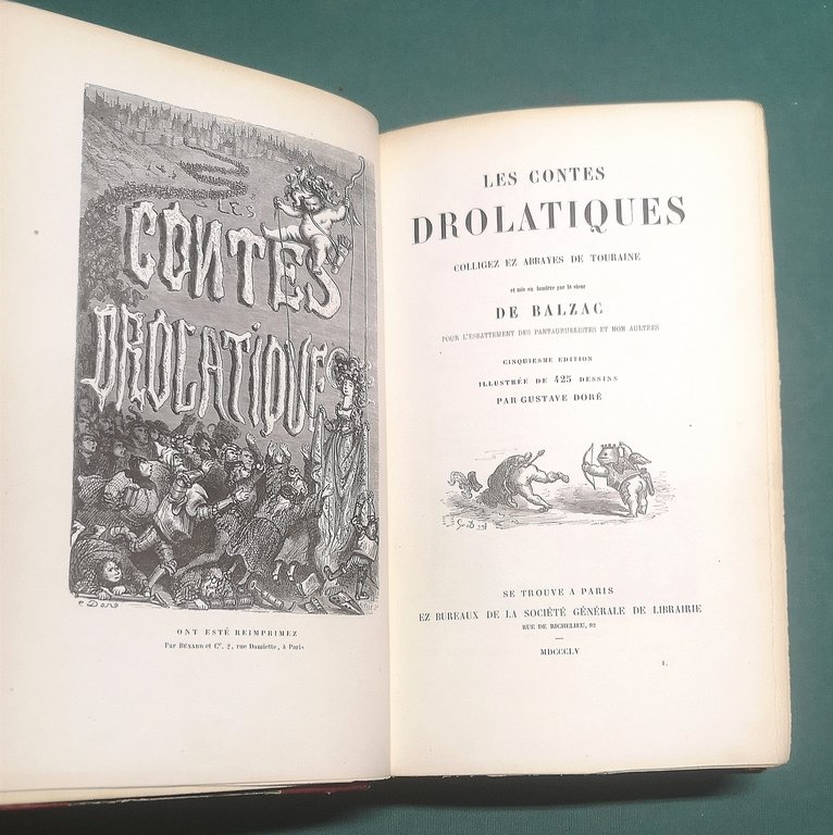 Les Contes Drôlatiques colligez ez abbayes de Touraines, et mis …