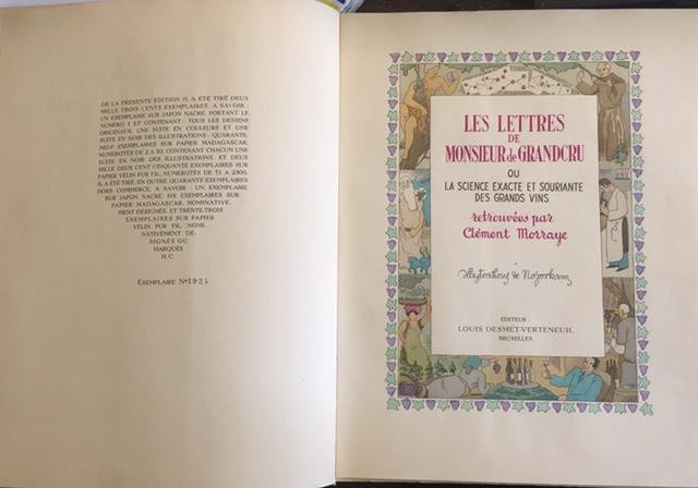 Les lettres de Monsieur de Grandcru,