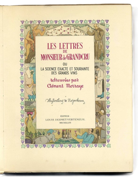 Les lettres de Monsieur de Grandcru,&amp;nbsp;ou la science exacte et …