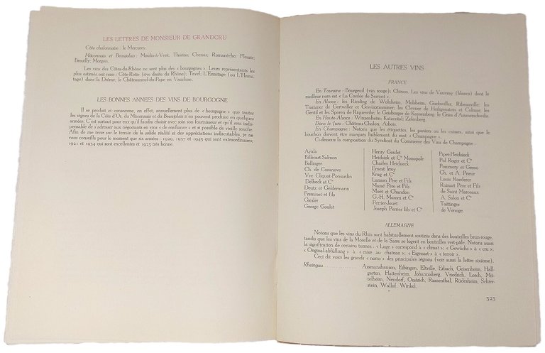 Les lettres de Monsieur de Grandcru,&amp;nbsp;ou la science exacte et …