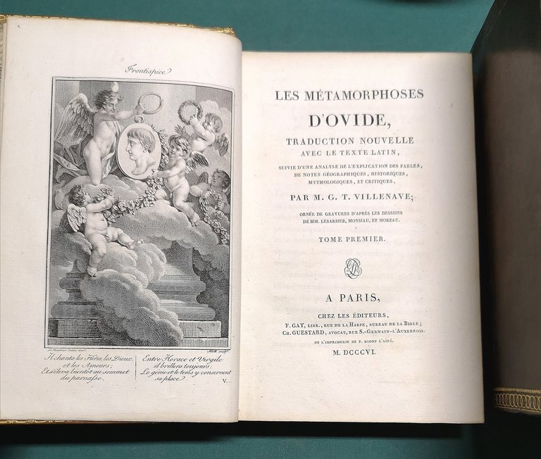 Les Metamorphoses d'Ovide, traduction nouvelle avec le texte Latin par …