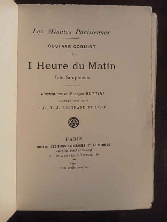 Les Minutes Parisiennes - 1 HEURE DU MATIN