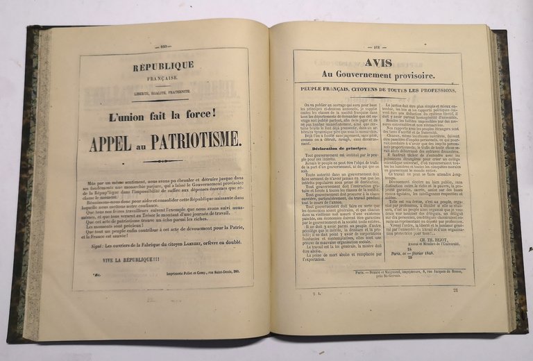 Les murailles r&amp;eacute;volutionnaires. Collection compl&amp;egrave;te des proclamations, professions de foi, …