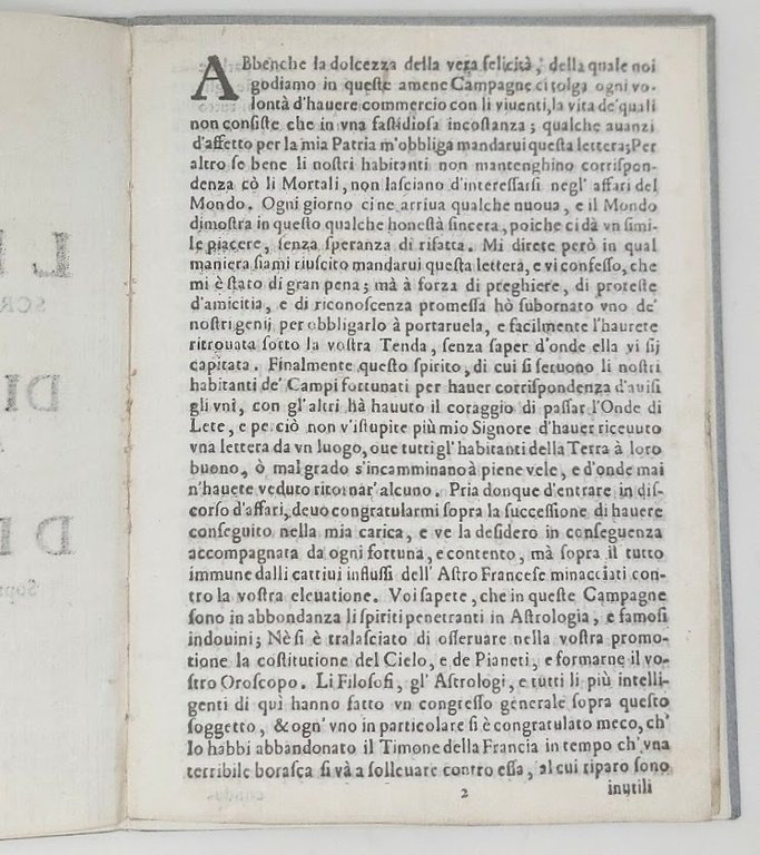 Lettera scritta dall'altro mondo dal Duca di Luxemburgo al suo …
