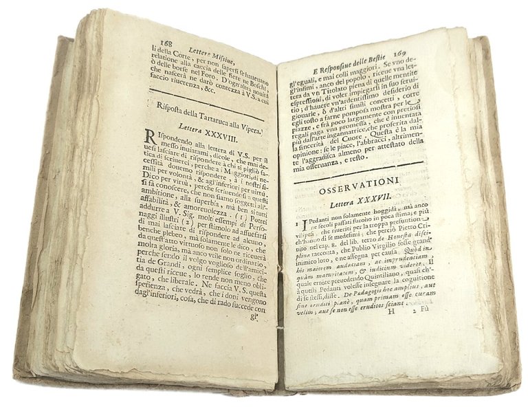 Lettere missive, e responsive delle bestie, con l'osservationi sopra cadauna …