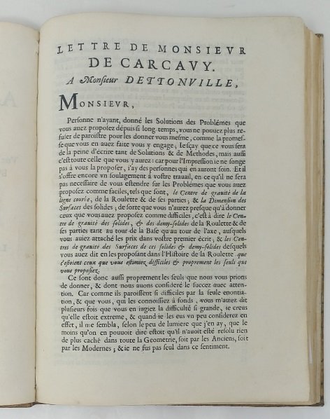 Lettres de A. Dettonville, contenant quelques-unes de ses inventions de …