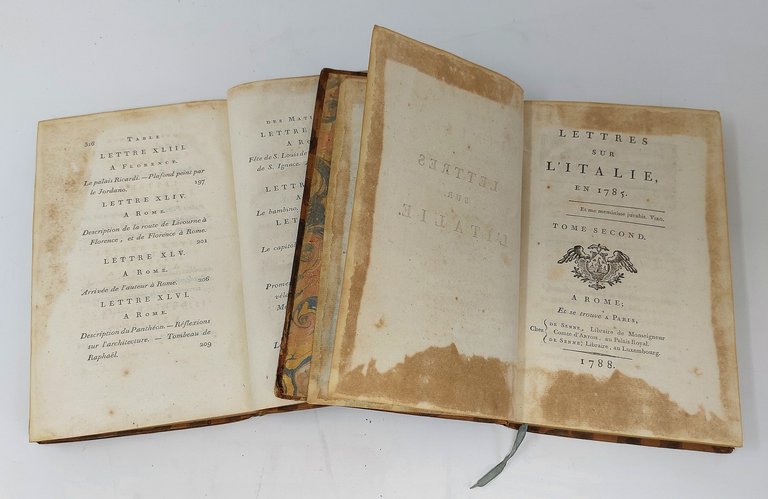 Lettres sur l'Italie en 1785.