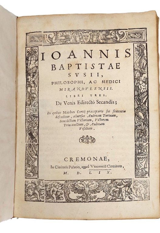 Libri tres. De venis edirect&amp;ograve; secandis;&amp;nbsp;in quibus Matthaei Curtij...sententia defenditur, … | Immagine Gallery 2