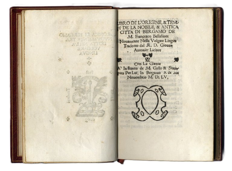 Libro de l'Origine, &amp;amp; tempi de la nobile, &amp;amp; antica …