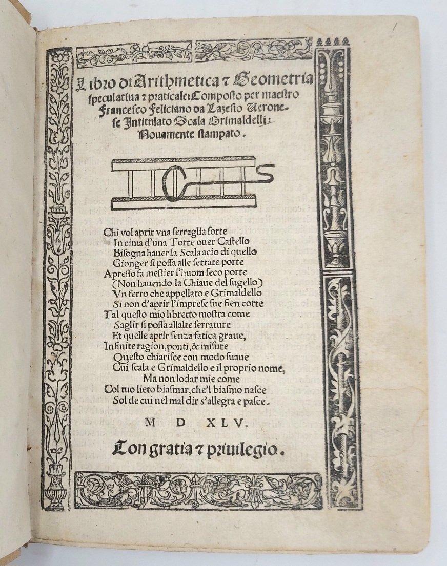 Libro di Arithmetica & Geometria speculativa e praticale: composto per …