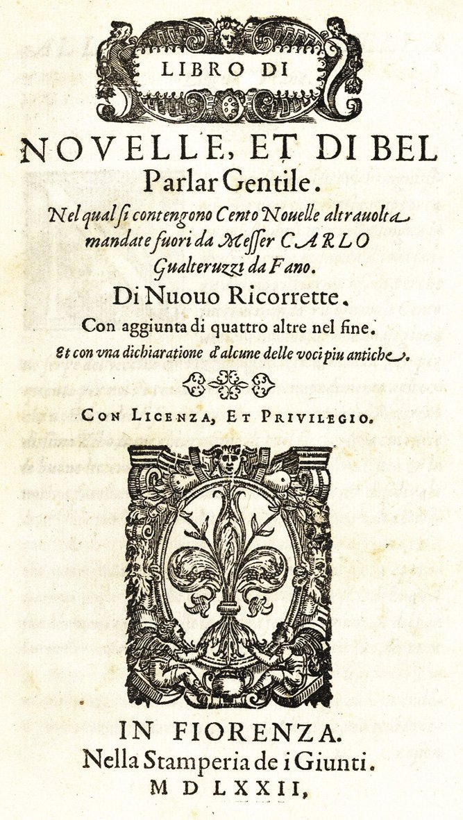 Libro di Novelle, et di bel Parlar Gentile. Nel qual si …